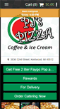 Mobile Screenshot of pjspizzashop.com